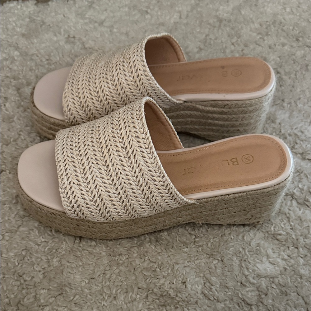 Women's Woven Platform Sandals